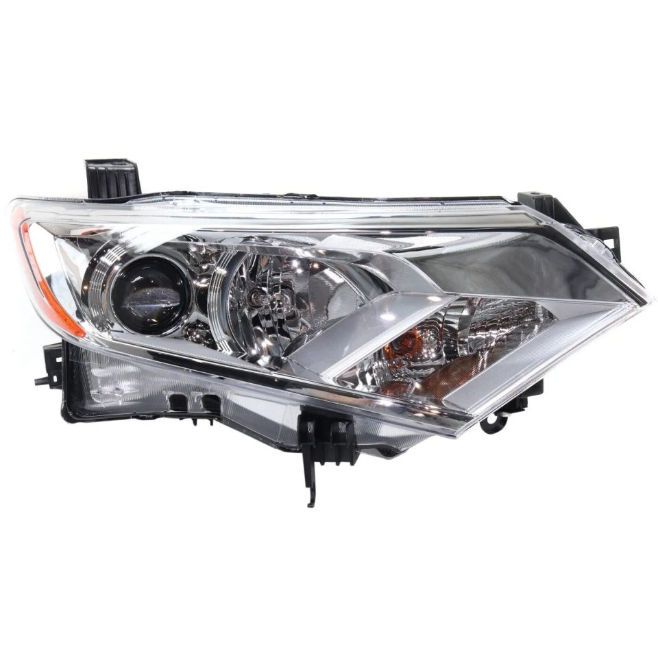 Cleaning Headlight For 2011 Nissan Quest S LE SL SV Models Right With Bulb CAPA