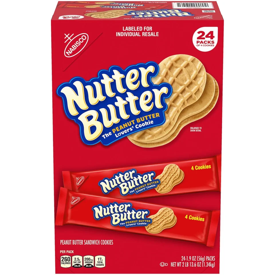BPA-Free Nutter Butter Peanut Butter Sandwich Cookies (24 pk.)