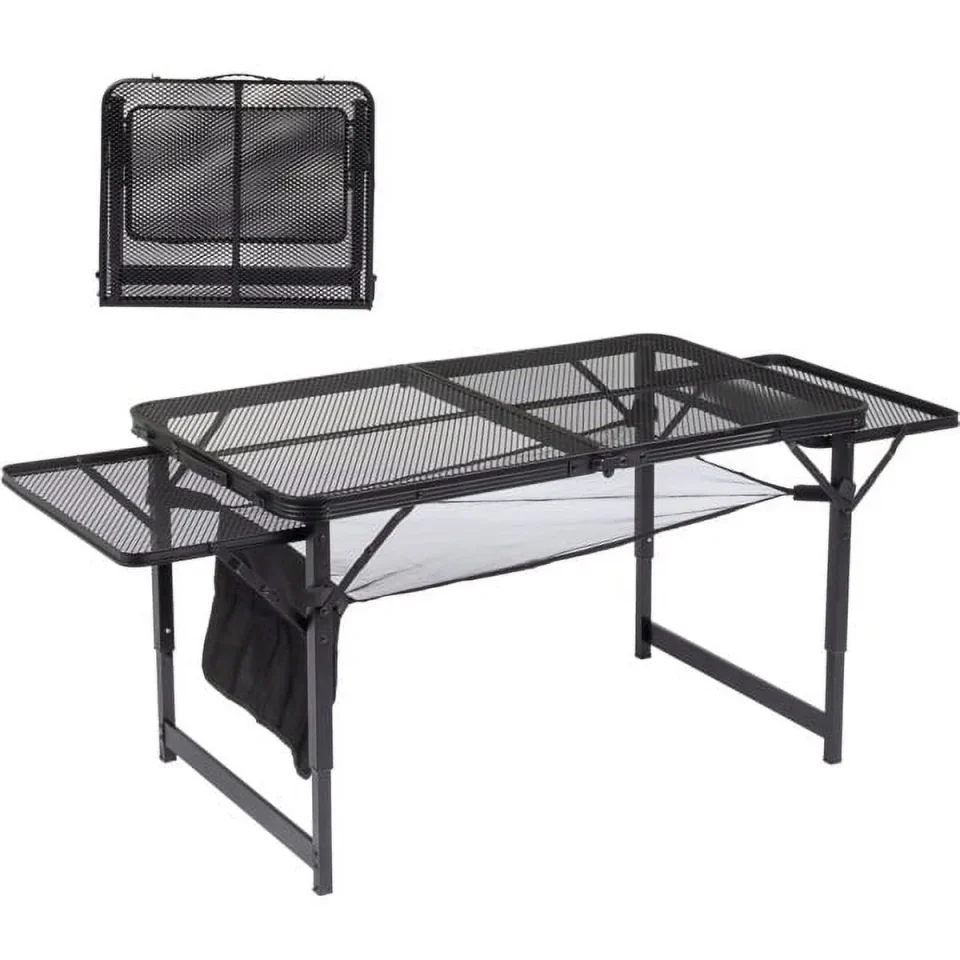Home Value 4.7 FT Portable Picnic Table Adjustable Height