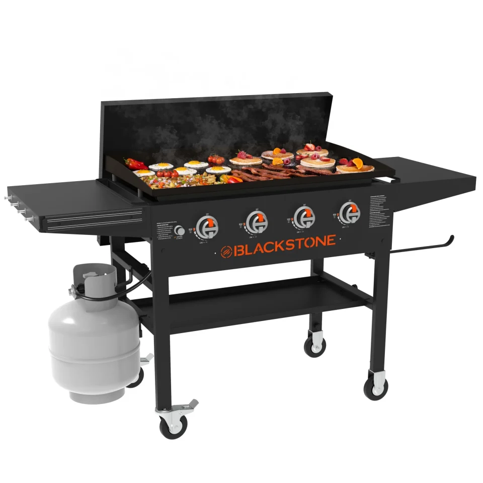 Core Blackstone Original 4-Burner 36 Propane Griddle with Hard Cover