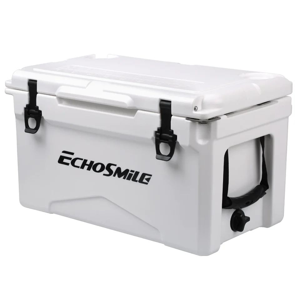 Value 30 QT Ice Chest Cooler Insulated Portable Ice Chest Box for Beach, Drink, Beverage, Camping, Picnic, Fishing, Boat, Barbecue,White
