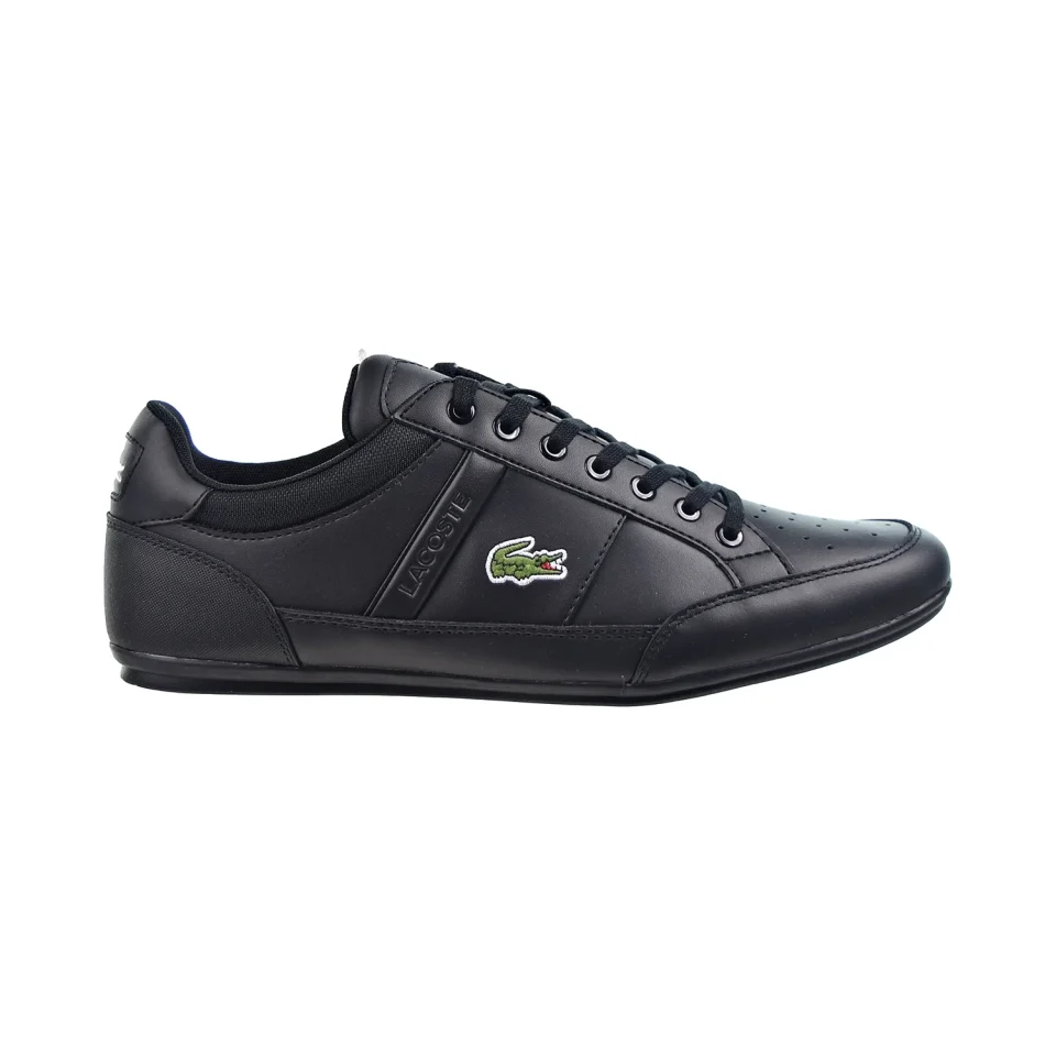 Non-Toxic Upgraded Lacoste Chaymon 0121 1 CMA Synthetic Men's Shoes Black-White 7-42cma0014-312