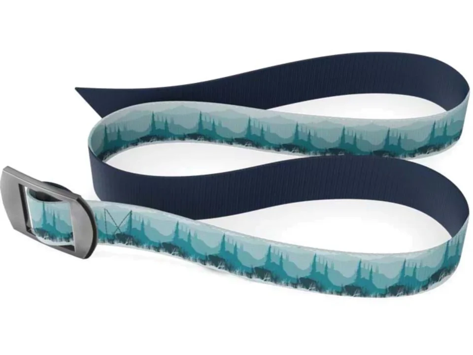 Ultimate Wingo Outdoors Basecamp Rev Belt, Misty Forest/Navy, One Size
