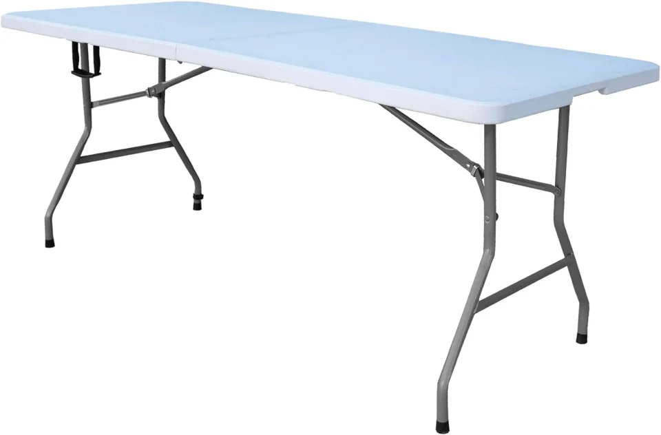 Safe Upgraded 6 Ft Folding Camp Table