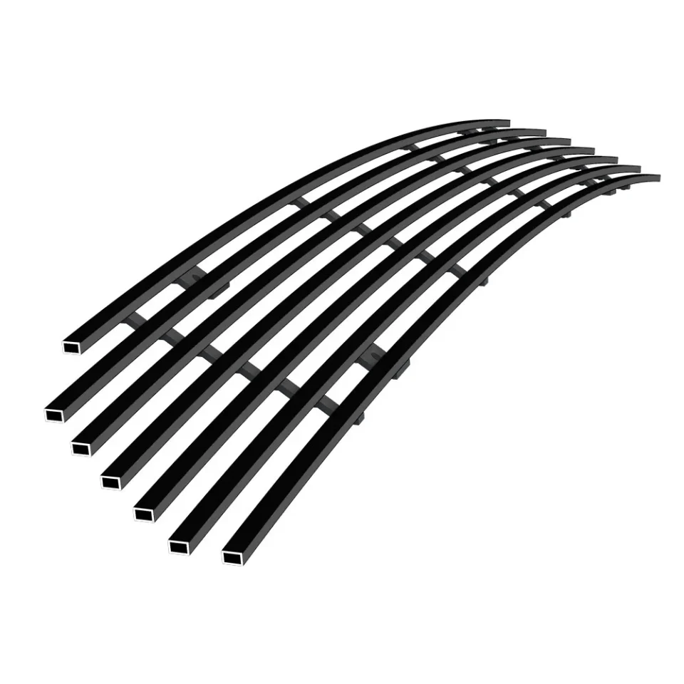 Cleaning Multi-Purpose APS Compatible with Honda Accord 2013-2015 Sedan Lower Bumper Stainless Steel Black 8x6 Horizontal Billet Grille Insert H65917J