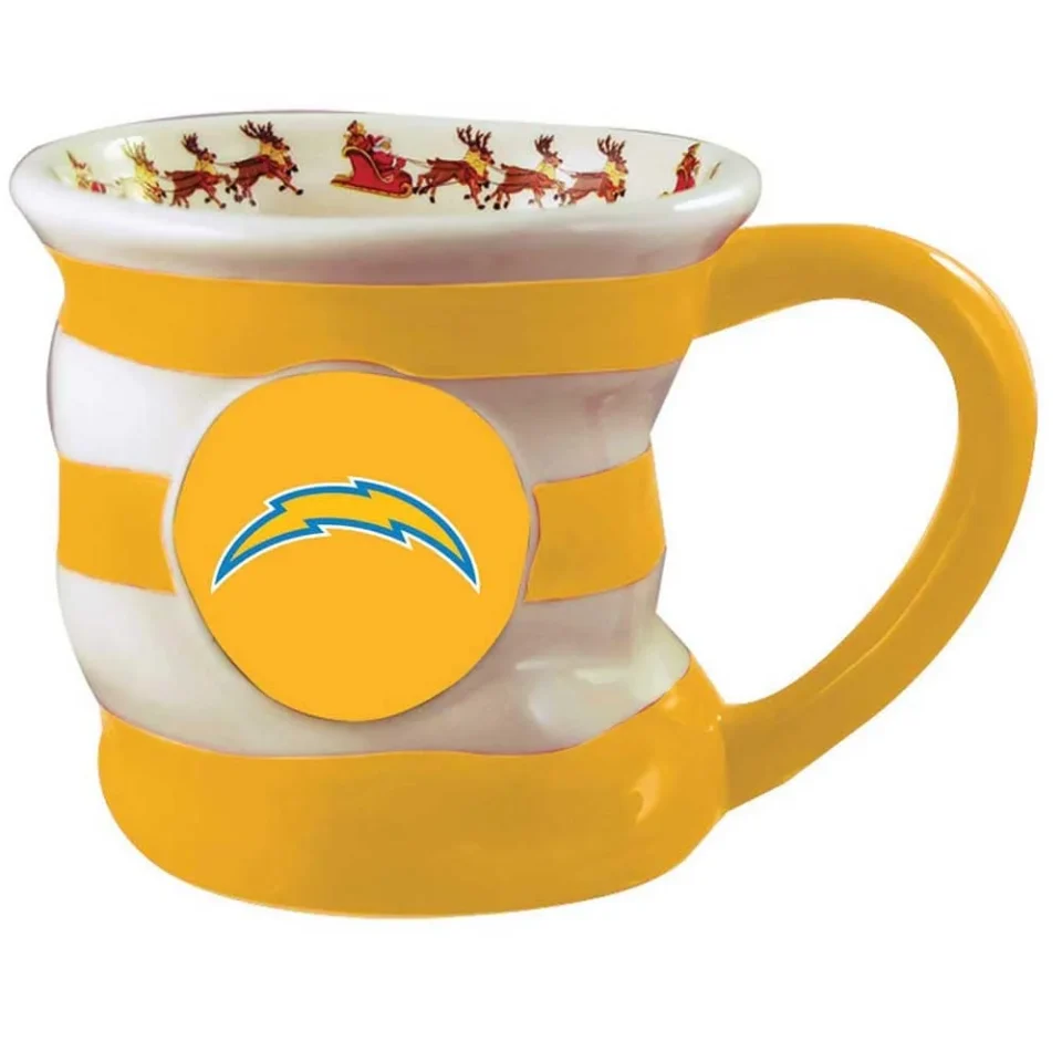 Essential Storage Los Angeles Chargers 18oz. Team Holiday Mug