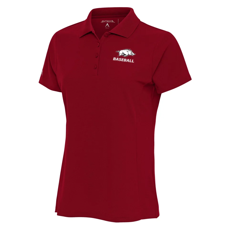 Select Storage Women's Antigua Cardinal Arkansas Razorbacks Baseball Legacy Pique Polo
