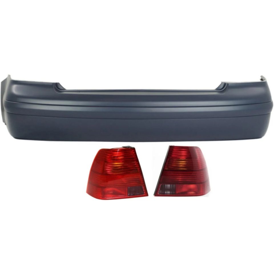 Premium Kit Tail Light Taillight Taillamp Brakelight Lamp Driver & Passenger Side for VW