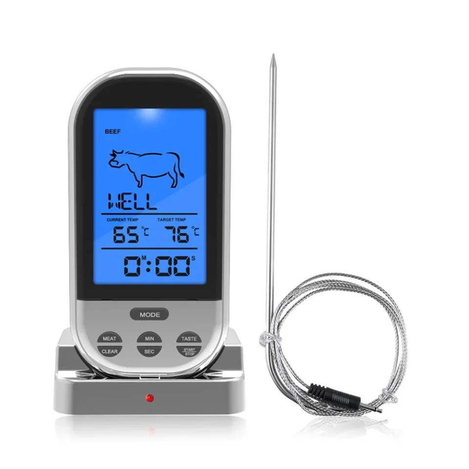 Office Diymore Wireless Meat Thermometer Grill Thermometer with Meat Probe Digital Thermometer with Smart Alert for BBQ Oven Grill Smoker