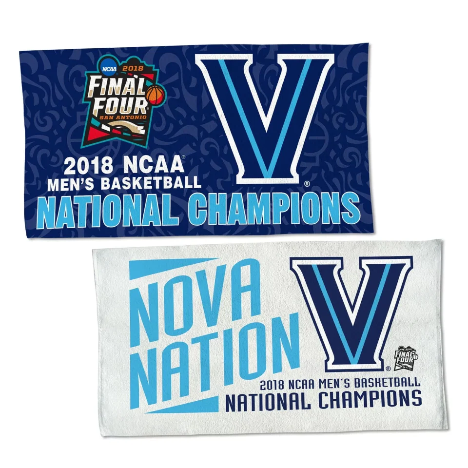 Prime Multi-Purpose Villanova Wildcats 2018 Basketball National Champions On Court Towel