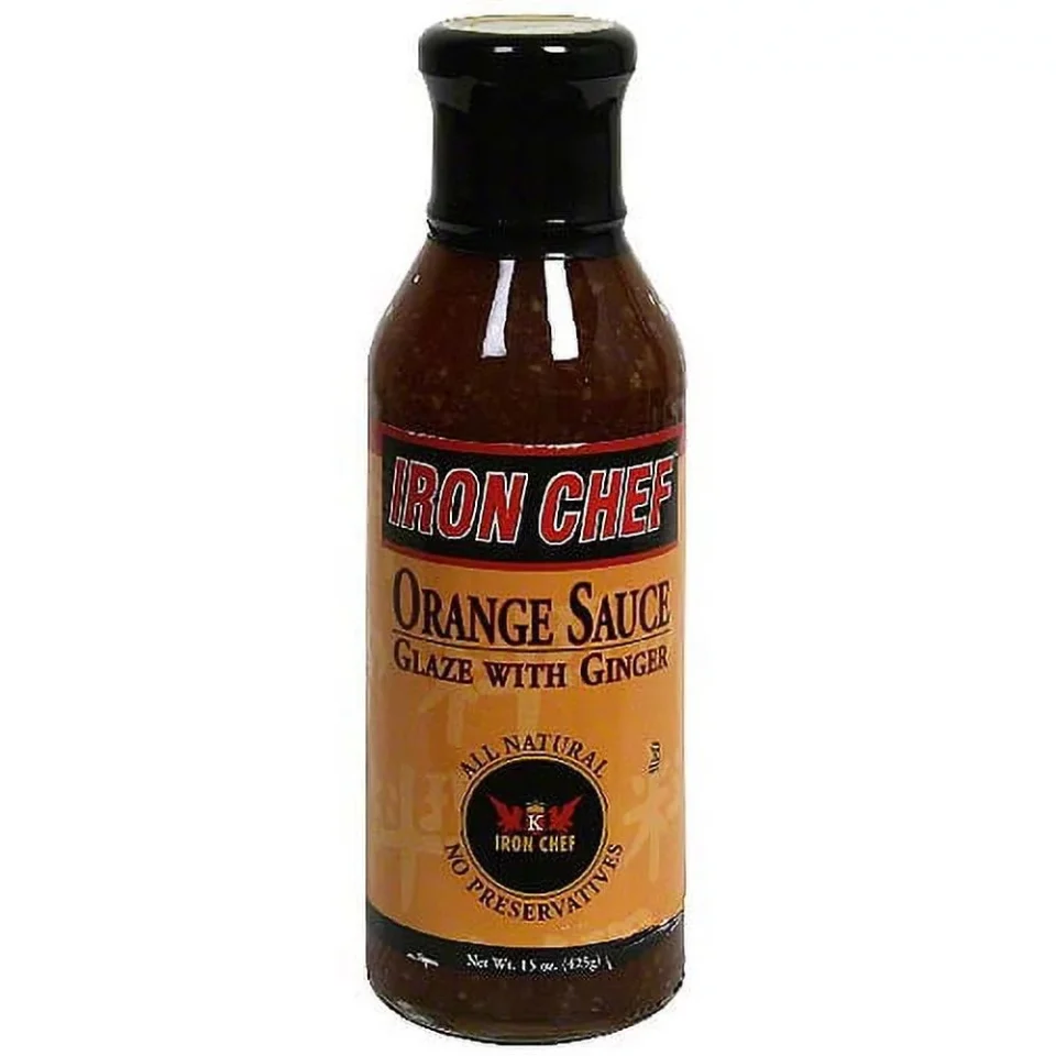 Natural Iron Chef Orange Sauce Glaze With Ginger, 15 oz (Pack of 6)