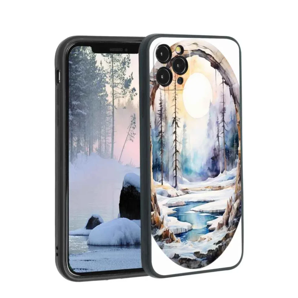Supreme Safe frozen-prehistoric-timber-circle-landscape-271 phone case for iPhone 11 Pro for Women Men Gifts,Soft silicone Style Shockproof - frozen-prehistoric-timber-circle-landscape-271 Case for iPhone 11 Pro